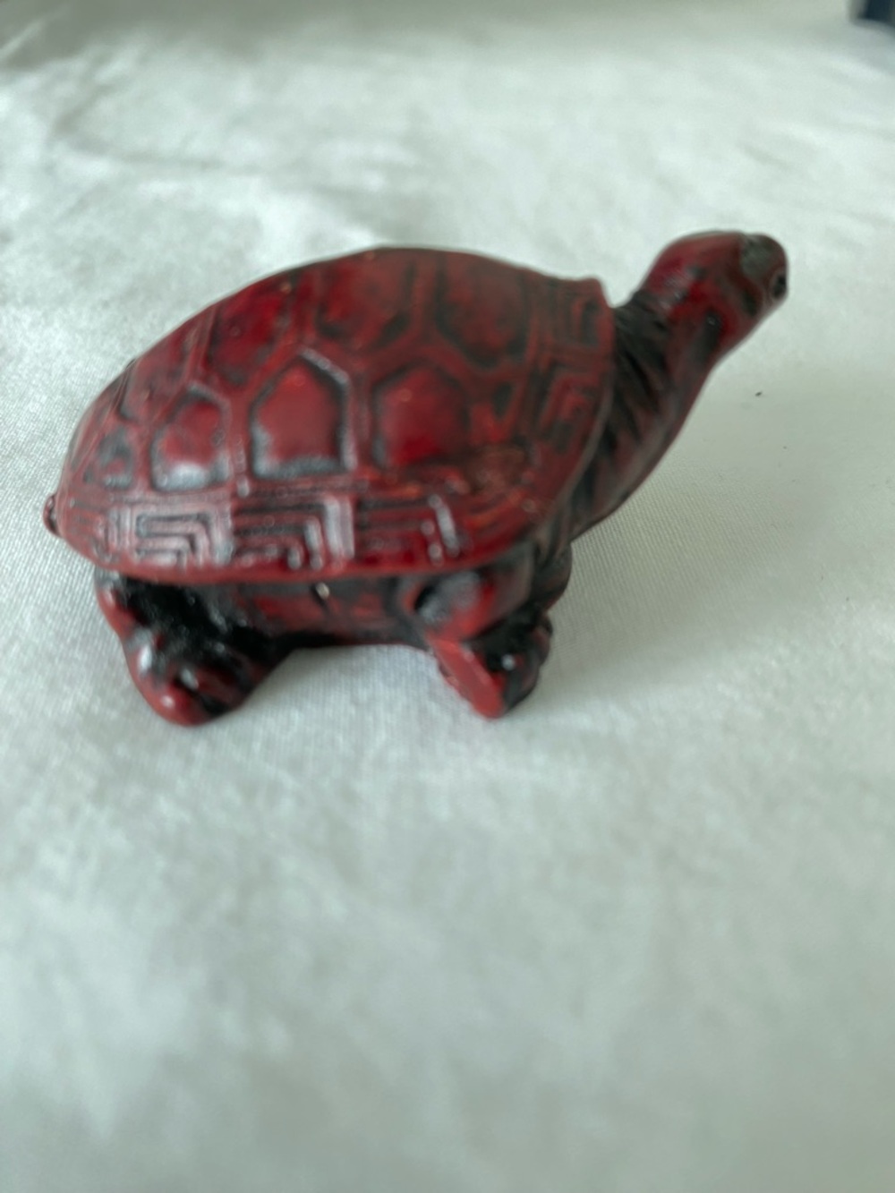 Red Resin Turtle 2.5”
